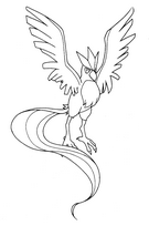 coloriage pokemon phoenix